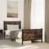 Image de vidaXL Cadre de lit métal avec tête de lit et pied de lit 80x200 cm, lit simple, meuble de chambre à coucher, lit d'invité, 4007676