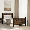 Image de vidaXL Cadre de lit métal avec tête de lit et pied de lit 90x190 cm, lit simple, meuble de chambre à coucher, lit d'invité, 4007677