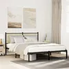 Image de vidaXL Bedframe zonder matras metaal sonoma eikenkleurig 140x190 cm4007716