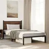 Image de vidaXL Bedframe zonder matras metaal bruin eikenkleurig 107x203 cm4007761