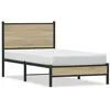 Image de vidaXL Bedframe zonder matras metaal sonoma eikenkleurig 75x190 cm4007858
