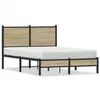 Image de vidaXL Bedframe zonder matras metaal sonoma eikenkleurig 120x190 cm4007865