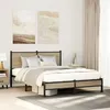 Image de vidaXL Bedframe zonder matras metaal sonoma eikenkleurig 137x190 cm4007867