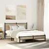 Image de vidaXL Bedframe zonder matras metaal sonoma eikenkleurig 140x190 cm4007886