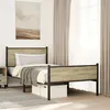 Image de vidaXL Bedframe zonder matras metaal sonoma eikenkleurig 107x203 cm4007900