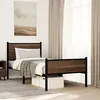 Image de vidaXL Cadre de Lit Métal avec Tête de Lit et Pied de Lit, Lit Simple avec Sommier, Lit Adulte, Mueble de Chambre à Coucher, 4007950