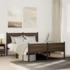 Image de vidaXL Bedframe zonder matras metaal bruin eikenkleurig 137x190 cm4007957