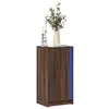 Image de Buffet avec LED chêne marron 42,5x34x85 cm bois d ingénierie