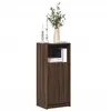 Image de Buffet avec LED chêne marron 42,5x34x100 cm bois d ingénierie
