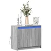 Image de Buffet avec LED sonoma gris 72x34x61 cm bois d ingénierie