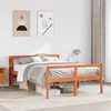 Image de vidaXL Bedframe met hoofdbord grenenhout wasbruin 140x200 cm3305883