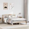 Image de vidaXL Cadre de lit avec tête de lit 160x200 cm bois de pin massif, lit, meuble de chambre à coucher, lit en bois, lit 3306051