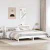 Image de vidaXL Cadre de lit sans matelas blanc 180x200 cm bois massif de pin