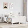 Image de vidaXL Cadre de lit sans matelas blanc 120x190 cm bois de pin massif 3306238