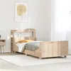 Image de vidaXL Cadre de lit avec tête de lit 90x200 cm bois de pin massif, meuble de chambre à coucher, sommier, lit en bois, lit, 3306468