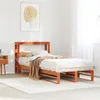 Image de vidaXL Bedframe zonder matras massief grenenhout wasbruin 100x200 cm3306491