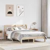 Image de vidaXL Cadre de lit avec tête de lit 160x200 cm bois de pin massif, lit, meuble de chambre à coucher, lit en bois, lit 3306792