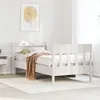 Image de vidaXL Cadre de lit sans matelas blanc 90x200 cm bois de pin massif 3307015