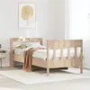 Image de vidaXL Cadre de lit sans matelas 75x190 cm bois de pin massif 3307029
