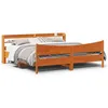 Image de vidaXL Bedframe met hoofdbord massief grenenhout wasbruin 180x200 cm3307037