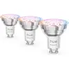Image de Philips Hue, Ampoule, Essential White & Color Ambiance (GU10, 345 lm, 3x)
