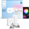 Image de Philips Hue, Ampoule, Starter Kit Essential White & Color Ambiance + Bridge (GU10, 345 lm, 3x)