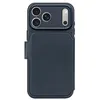 Image de Étui Folio pour iPhone 17 Pro Max MagSafe en Cuir avec Coque Détachable Decoded Bleu marine