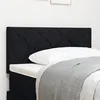 Image de Tête de lit LED vidaXL avec design à blocs en diamant noir 90 cm tissu 3338189