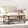 Image de Table Basse avec Étagère Chêne Sonoma 90x50x40 cm Bois d ingénierie