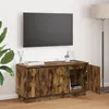 Image de meuble TV Chêne Fumé 100x38x49 cm Bois d ingénierie