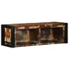 Image de Meuble TV multicolore 80x30x25 cm bois de récupération solide