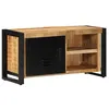 Image de vidaXL Meuble TV 80x30x40 cm bois massif de manguier brut, banc tv, meuble hifi, centre de divertissement, buffet tv, meuble 4013587
