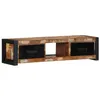 Image de vidaXL Meuble TV 100x30x25 cm Bois de récupération solide, banc tv, meuble hifi, centre de divertissement, buffet tv, meuble 4013598