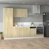 Image de vidaXL Ensemble de 7 meubles de cuisine "Lyon" en chêne Sonoma 3307654