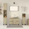 Image de vidaXL Ensemble de meubles de salle de bain 3 pcs chêne sonoma, armoire de salle de bain, placard de salle de bain, meuble 3307672