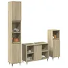 Image de Ensemble de meubles de salle de bain 3 pcs chêne sonoma