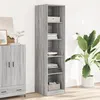 Image de vidaXL Garde-robe gris sonoma 50x50x200 cm bois d'ingénierie, armoire de rangement, organisateur de garde-robe, armoire, 3307716