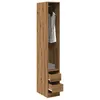 Image de Garde robe chêne artisanal 30x50x200 cm bois d ingénierie