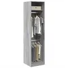 Image de vidaXL Kledingkast 50x50x200 cm bewerkt hout grijs sonoma3307788