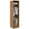 Image de vidaXL Kledingkast 50x50x200 cm bewerkt hout artisanaal eikenkleurig3307791