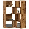 Image de vidaXL Bibliothèque d'angle à 4 niveaux vieux bois bois d'ingénierie3307817
