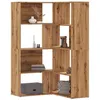 Image de vidaXL Bibliothèque d'angle 4 niveaux chêne artisanal bois ingénierie3307818