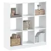 Image de vidaXL Bibliothèque blanc 102x32x108 cm bois d'ingénierie3307837