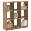 Image de vidaXL Bibliothèque chêne artisanal 102x32x108 cm bois d'ingénierie