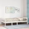 Image de vidaXL Lit pour enfants sans matelas blanc 90x190cm bois de pin massif, lit simple, lit mi-hauteur, lit en bois, lit 855031