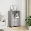 Image de vidaXL Armoire à roulettes sonoma gris 55x40x91 cm bois d'ingénierie, classeur, armoire de classement pour maison, classeur 853187