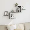Image de vidaXL Étagère murale sonoma gris 104x15x49 cm bois ingénierie 853205