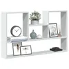 Image de vidaXL Étagère murale blanc 99x15x60 cm bois d'ingénierie 853236