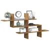 Image de vidaXL Étagère murale chêne artisanal 124,5x18x60,5 cm bois ingénierie 853271