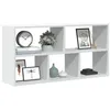 Image de vidaXL Étagère murale blanc 100x25x50 cm bois d'ingénierie 853272